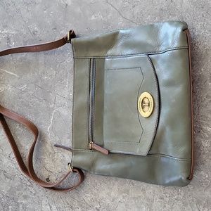 Tignanello Leather Crossbody Handbag